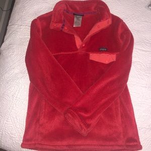 Patagonia red sweatshirt